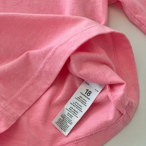⚡️4/$20⚡️Carter's Pink Long Sleeve Tee w/ Embroidery & Tassels Baby Girl 18 MTH - Picture 5 of 5